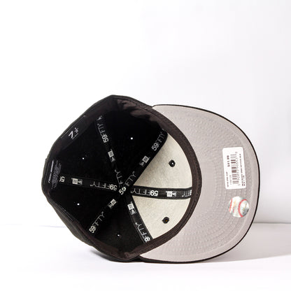 New York Yankees Black and Black 59FIFTY Fitted