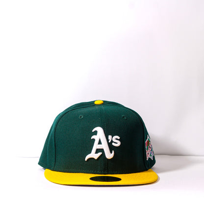 Edición Especial de Lana — Oakland Athletic’s Verde y Amarillo 59FIFTY Fitted