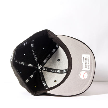 Los Angeles Dodgers Negro y Blanco 59FIFTY Fitted
