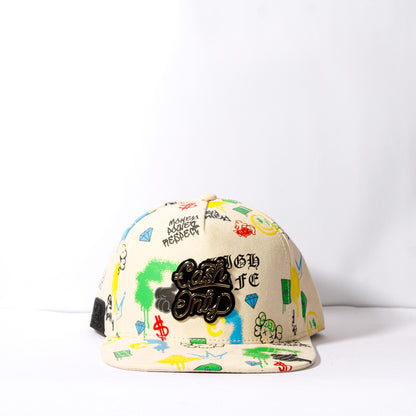 Full Print Beige Gamuza