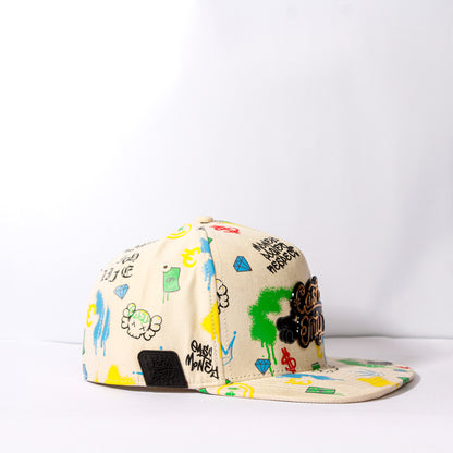 Full Print Beige Gamuza