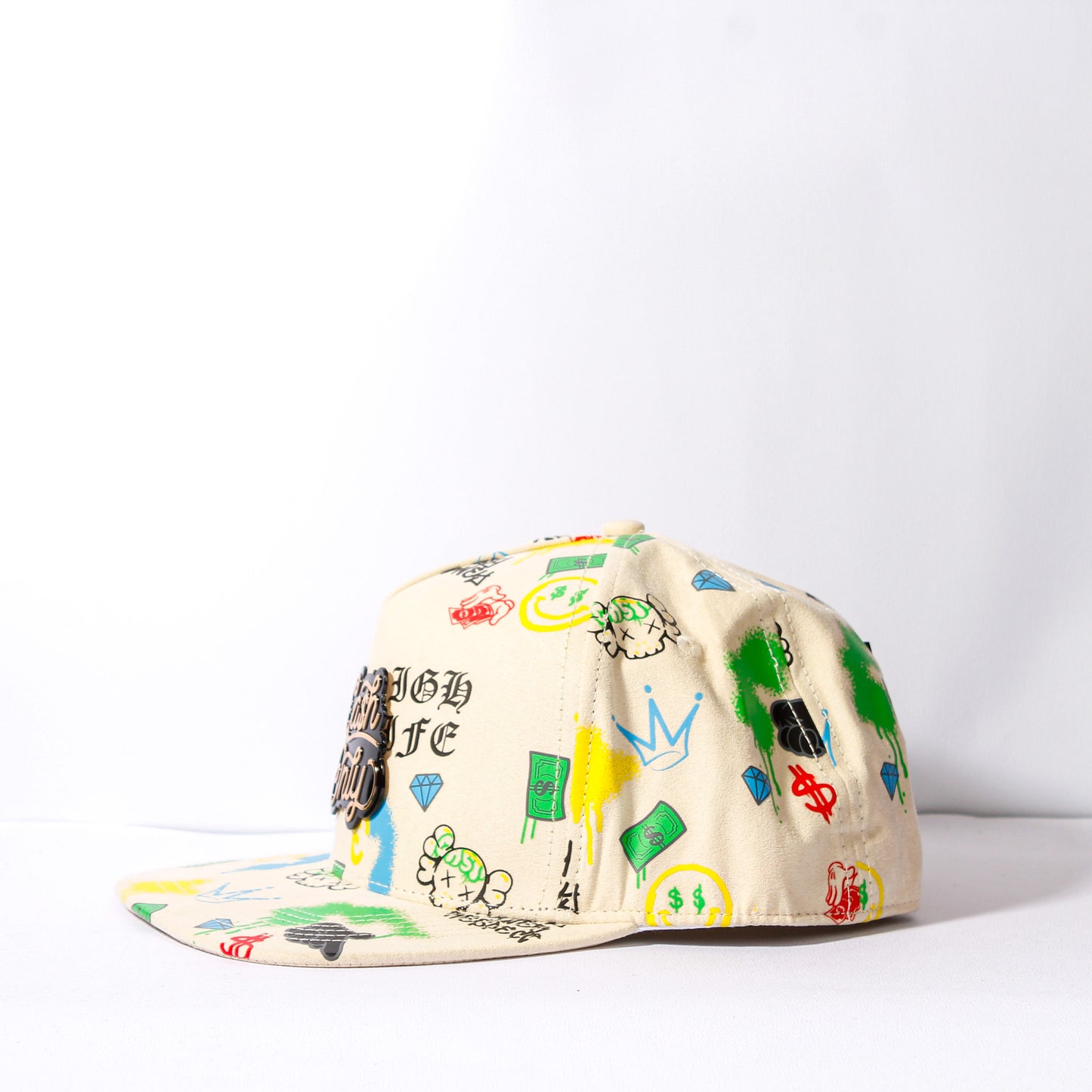 Full Print Beige Gamuza