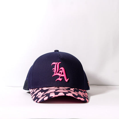 LA Spotted Azul y Rosado Curva