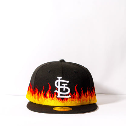 FAM Exclusive — St. Louis Cardinals Flame Negra 59FIFTY Fitted