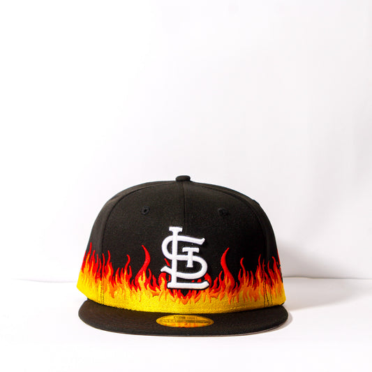 FAM Exclusive — St. Louis Cardinals Flame Negra 59FIFTY Fitted