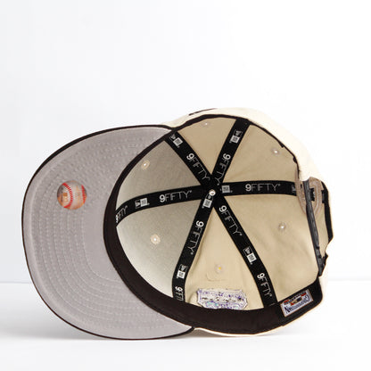 EXCLUSIVA — Arizona Diamondbacks Crema y Viscera Negra 9FIFTY Snapback