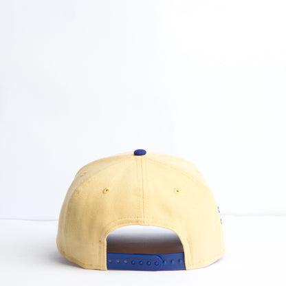 EXCLUSIVA — Los Angeles Dodgers Beige y Viscera Azul 9FORTY Snapback