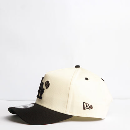 EXCLUSIVA — Los Angeles Dodgers Crema y Viscera Negra Paisley 9FORTY Snapback