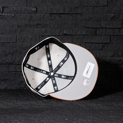 Los Angeles Dodgers Beige y Viscera Cafe 59FIFTY Fitted