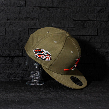Tampa Bay Rays Verde Olivo 9FIFTY Snapback