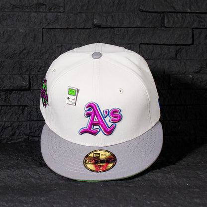 FAM Exclusive — Oakland Athletic's Crema y Viscera Gris 59FIFTY Fitted