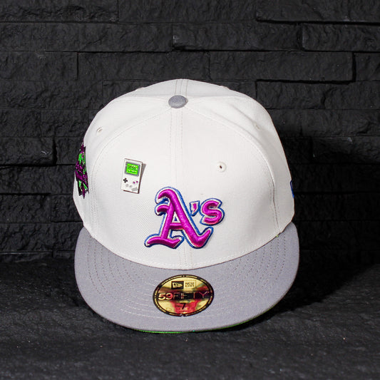 FAM Exclusive — Oakland Athletic's Crema y Viscera Gris 59FIFTY Fitted