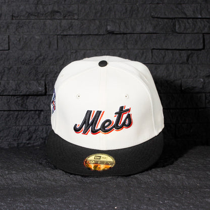 EXCLUSIVA — New York Mets Crema y Viscera Negra 59FIFTY Fitted