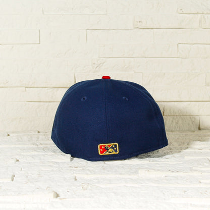 EXCLUSIVA — Asheville Tourists Azul y Viscera Roja 59FIFTY Fitted