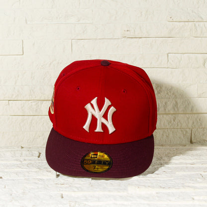 EXCLUSIVA — New York Yankees Roja y Viscera Corinta 59FIFTY Fitted