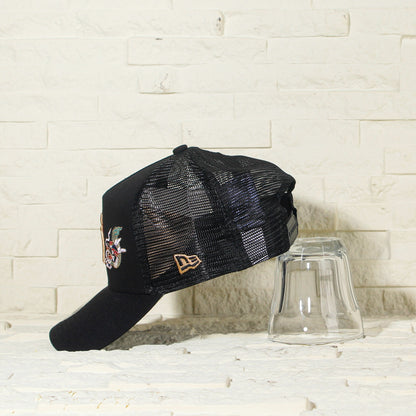 New York Yankees Negra 'Year Of The Dragon 2.0' 9FORTY A-Frame Trucker Snapback