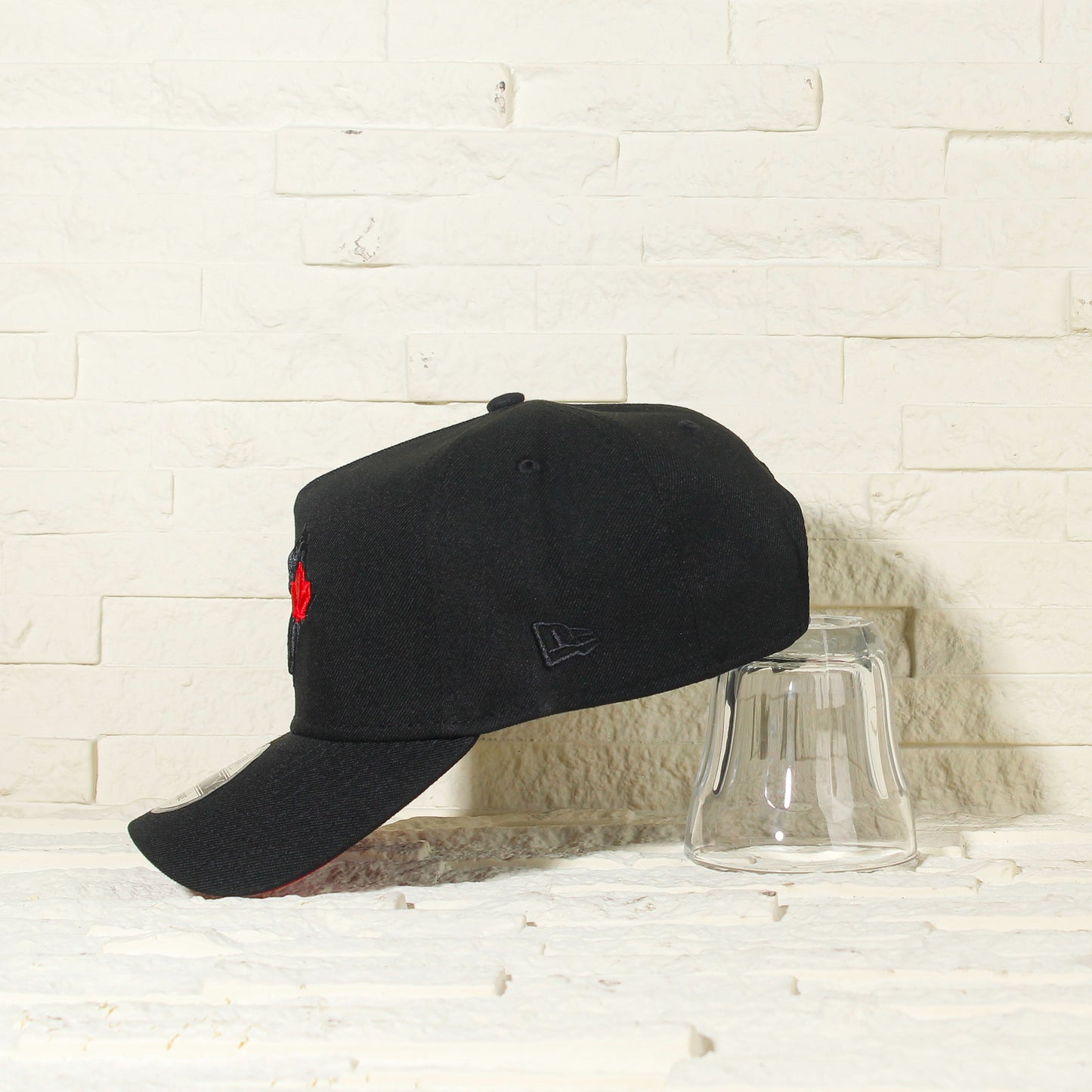 Toronto Blue Jays Negra y Roja 9FORTY A-Frame Snapback