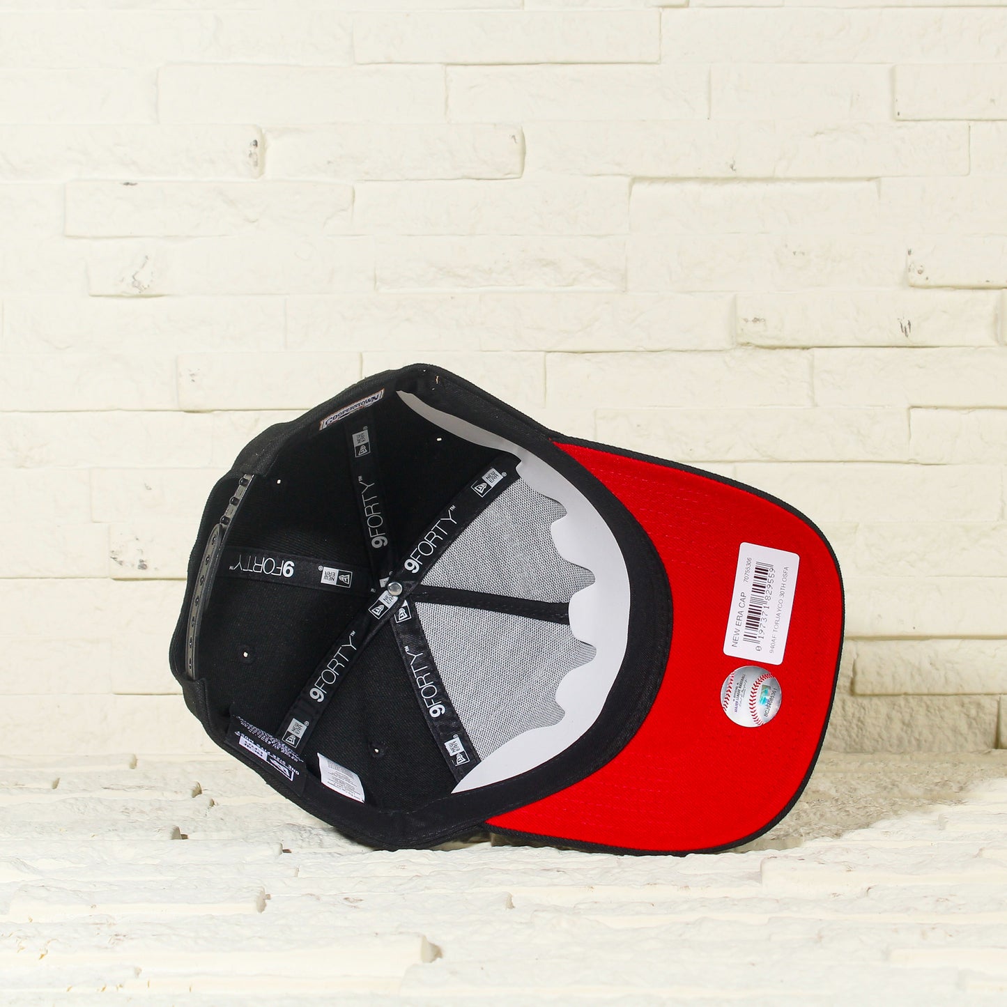 Toronto Blue Jays Negra y Roja 9FORTY A-Frame Snapback