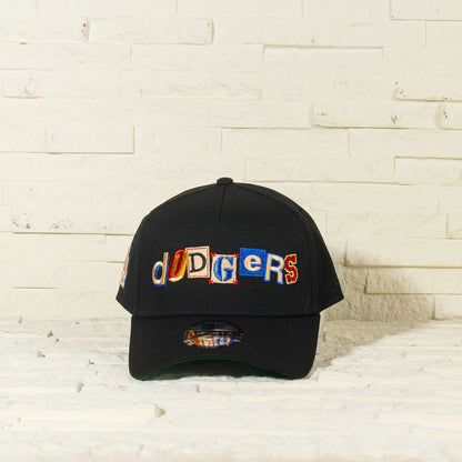 Los Angeles Dodgers Negra 9FORTY A-Frame Snapback