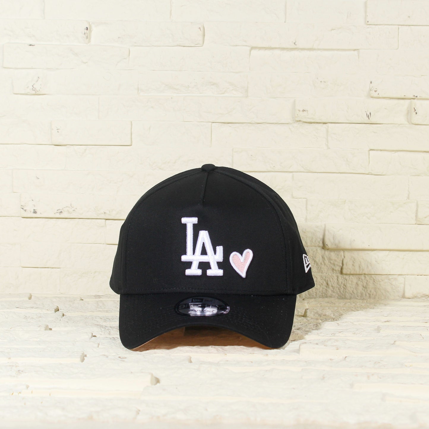 Los Angeles Dodgers Negra con Corazon 9FORTY A-Frame Snapback
