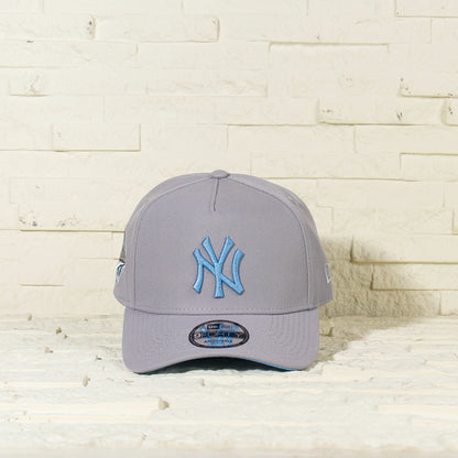 New York Yankees Gris y Celeste 9FORTY A-Frame Snapback