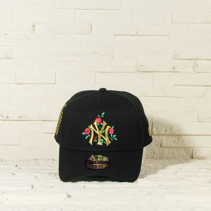 New York Yankees Negra con Rosas 9FORTY A-Frame Snapback