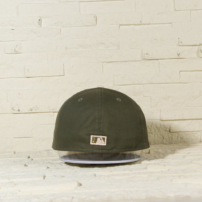 Los Angeles Dodgers Verde y Viscera Crema 59FIFTY Fitted