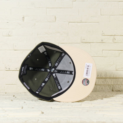 Los Angeles Dodgers Verde y Viscera Crema 59FIFTY Fitted