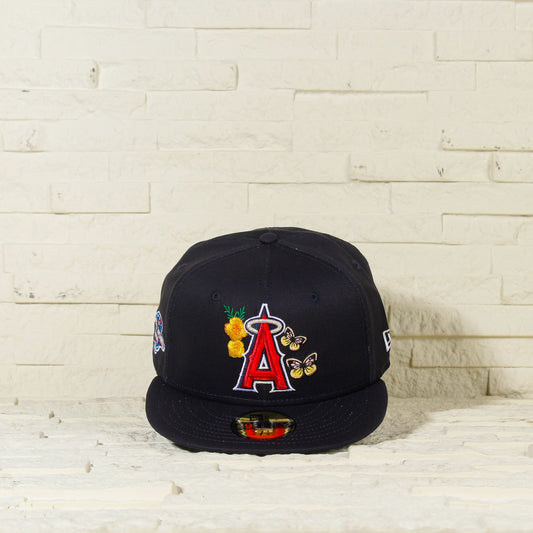 Anaheim Angels Azul Navy con Flores 59FIFTY Fitted