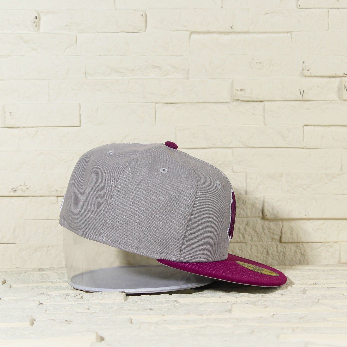 New York Yankees Gris y Viscera Morada 59FIFTY Fitted