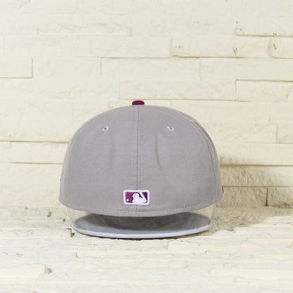 New York Yankees Gris y Viscera Morada 59FIFTY Fitted