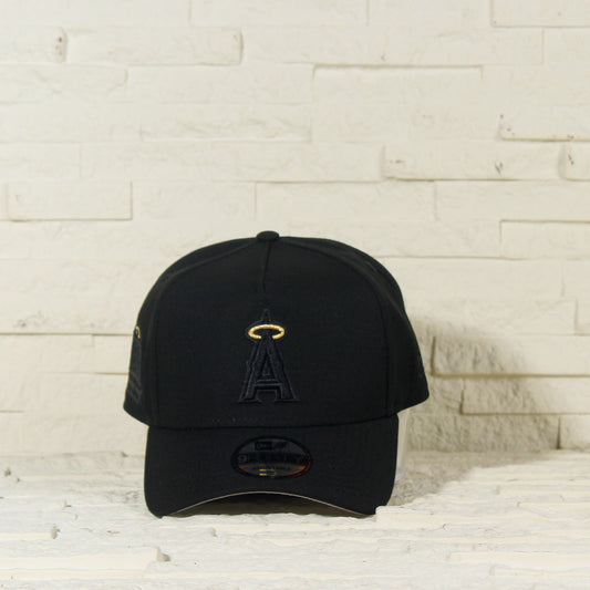 Anaheim Angels Negra 9FORTY A-Frame Snapback