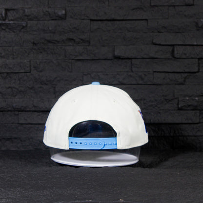 Los Angeles Dodgers Crema y Viscera Celeste 9FORTY A-Frame Snapback