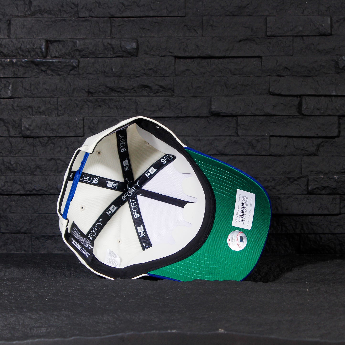 Los Angeles Dodgers Crema y Viscera Azul 9FORTY A-Frame Snapback