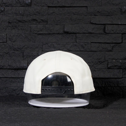 New York Yankees Crema y Viscera Negra de Satin 9FORTY A-Frame Snapback