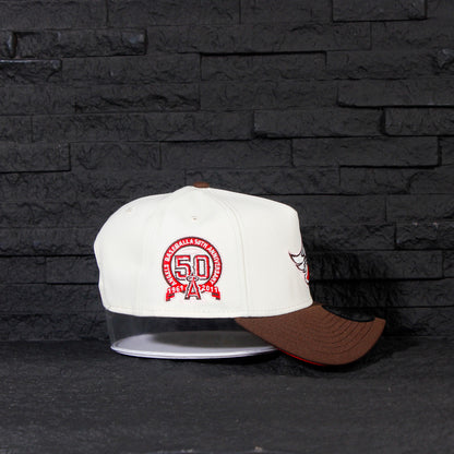 FAM Exclusive — Anaheim Angels Crema y Viscera Cafe 9FORTY A-Frame Snapback