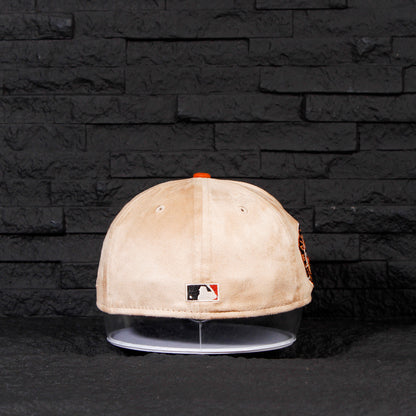 Hat Club Exclusive — Detroit Tigers Beige de Gamuza y Viscera Naranja 59FIFTY Fitted