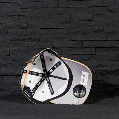 Los Angeles Dodgers Camo y Viscera Beige de Gamuza 9FORTY A-Frame Snapback