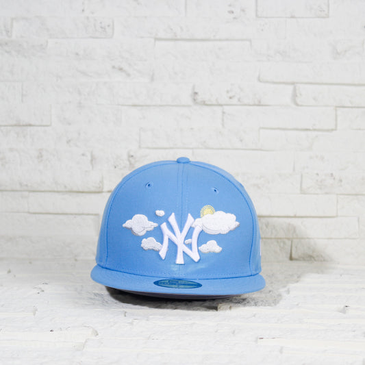 New York Yankees Celeste con Nubes 59FIFTY Fitted