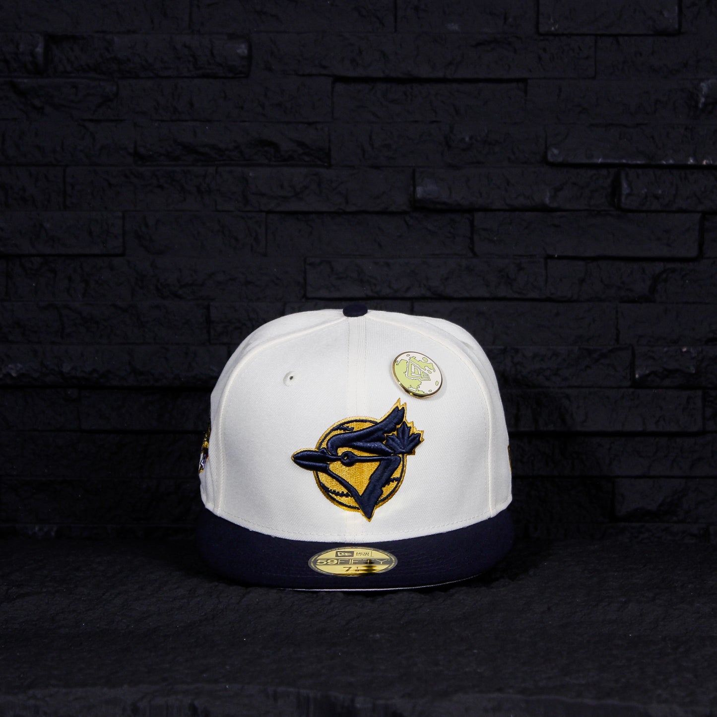 Toronto Blue Jays Crema y Viscera Azul Marino 59FIFTY Fitted