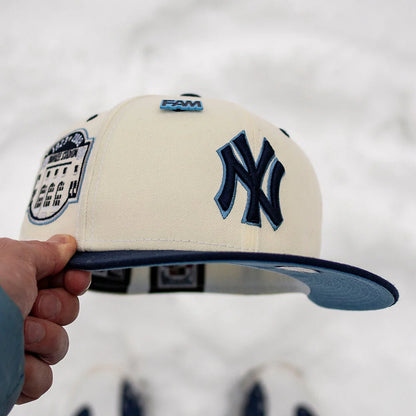 FAM Exclusive — New York Yankees Crema y Viscera Azul 59FIFTY Fitted