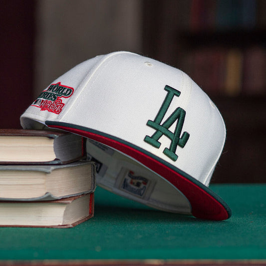 FAM Exclusive — Los Angeles Dodgers Crema y Viscera Verde 59FIFTY Fitted