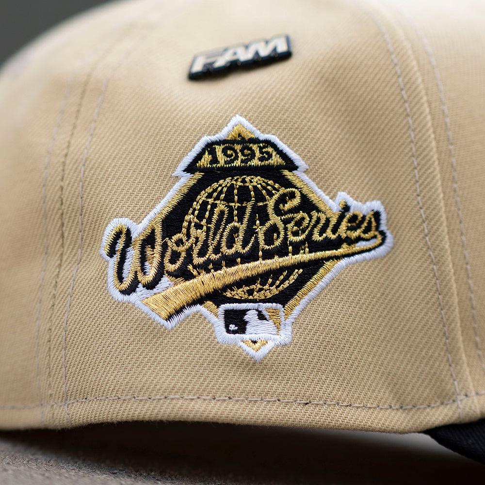 FAM Exclusive — Atlanta Braves Beige y Viscera Azul Marino 9FORTY A-Frame Snapback