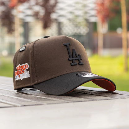 FAM Exclusive — Los Angeles Dodgers Walnut Black Two Tone 9FORTY A-Frame Snapback