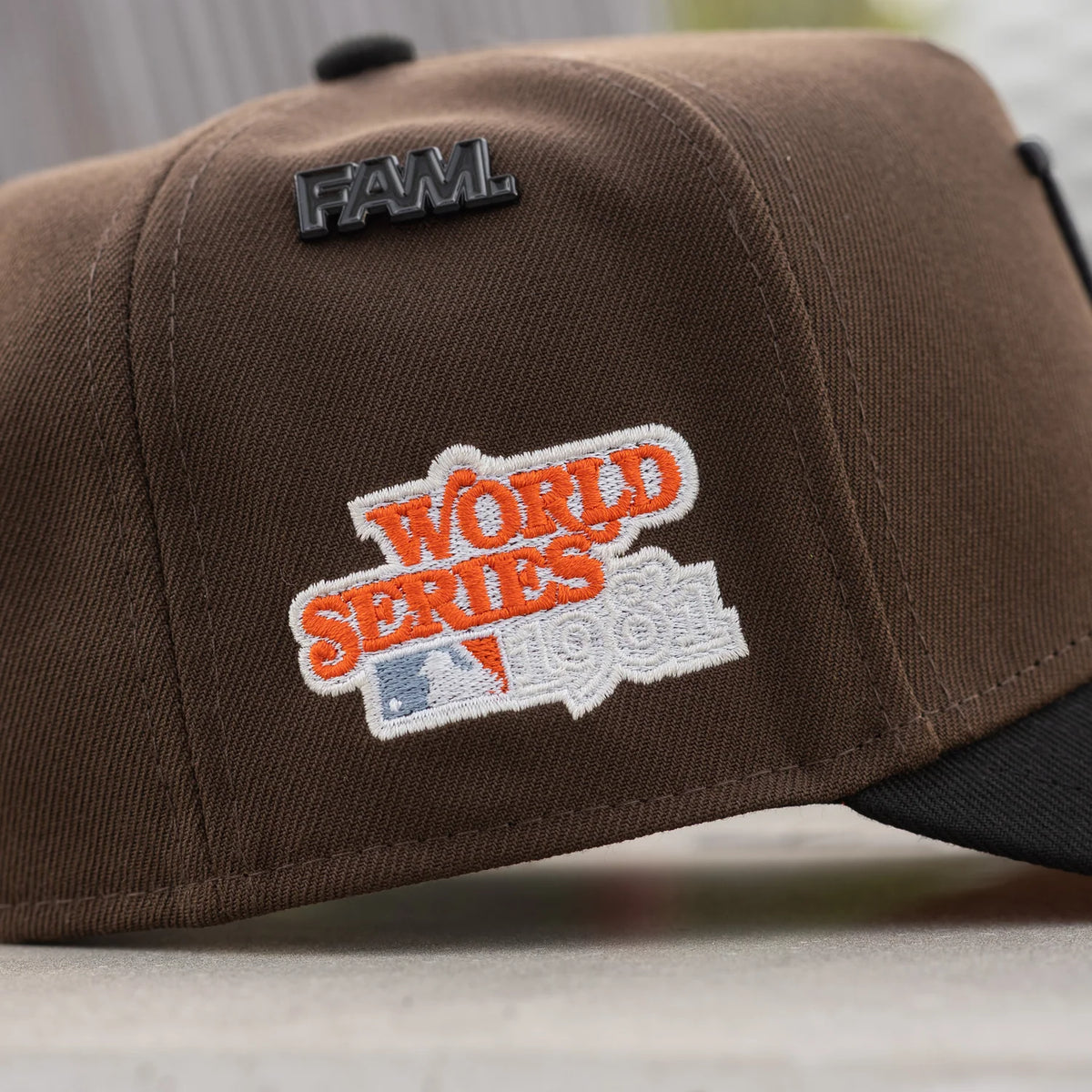FAM Exclusive — Los Angeles Dodgers Walnut Black Two Tone 9FORTY A-Frame Snapback