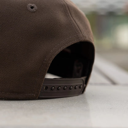 FAM Exclusive — Los Angeles Dodgers Walnut Black Two Tone 9FORTY A-Frame Snapback
