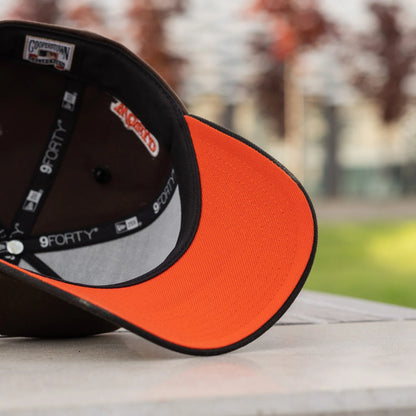 FAM Exclusive — Los Angeles Dodgers Walnut Black Two Tone 9FORTY A-Frame Snapback
