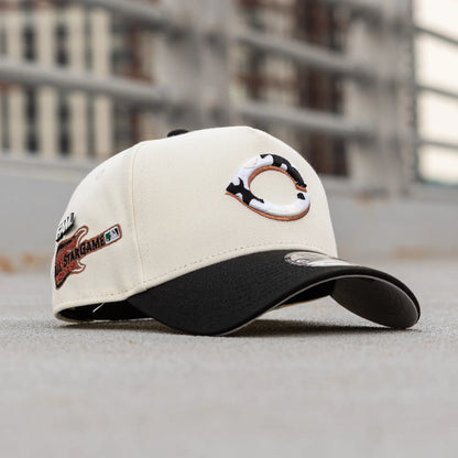 FAM Exclusive ― Cincinnati Reds Chrome White Black Two Tone 9FORTY A-Frame Snapback