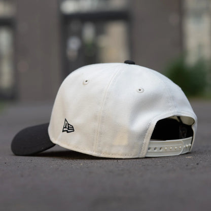 FAM Exclusive — Chicago Cubs Chrome White Black Two Tone 9FORTY A-Frame Snapback