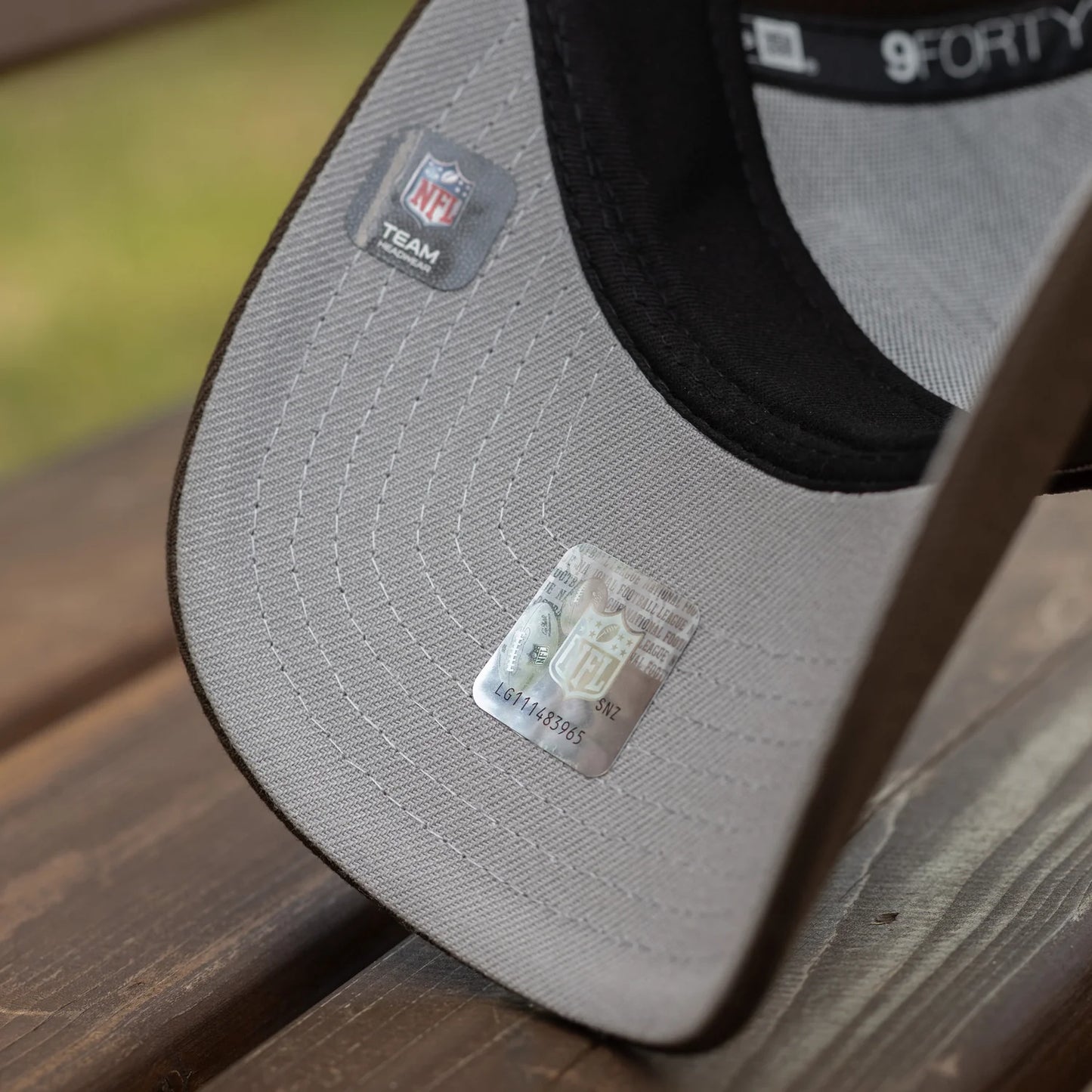 FAM Exclusive ― New York Jets NFL Brown Gray UV 9FORTY A-Frame Snapback